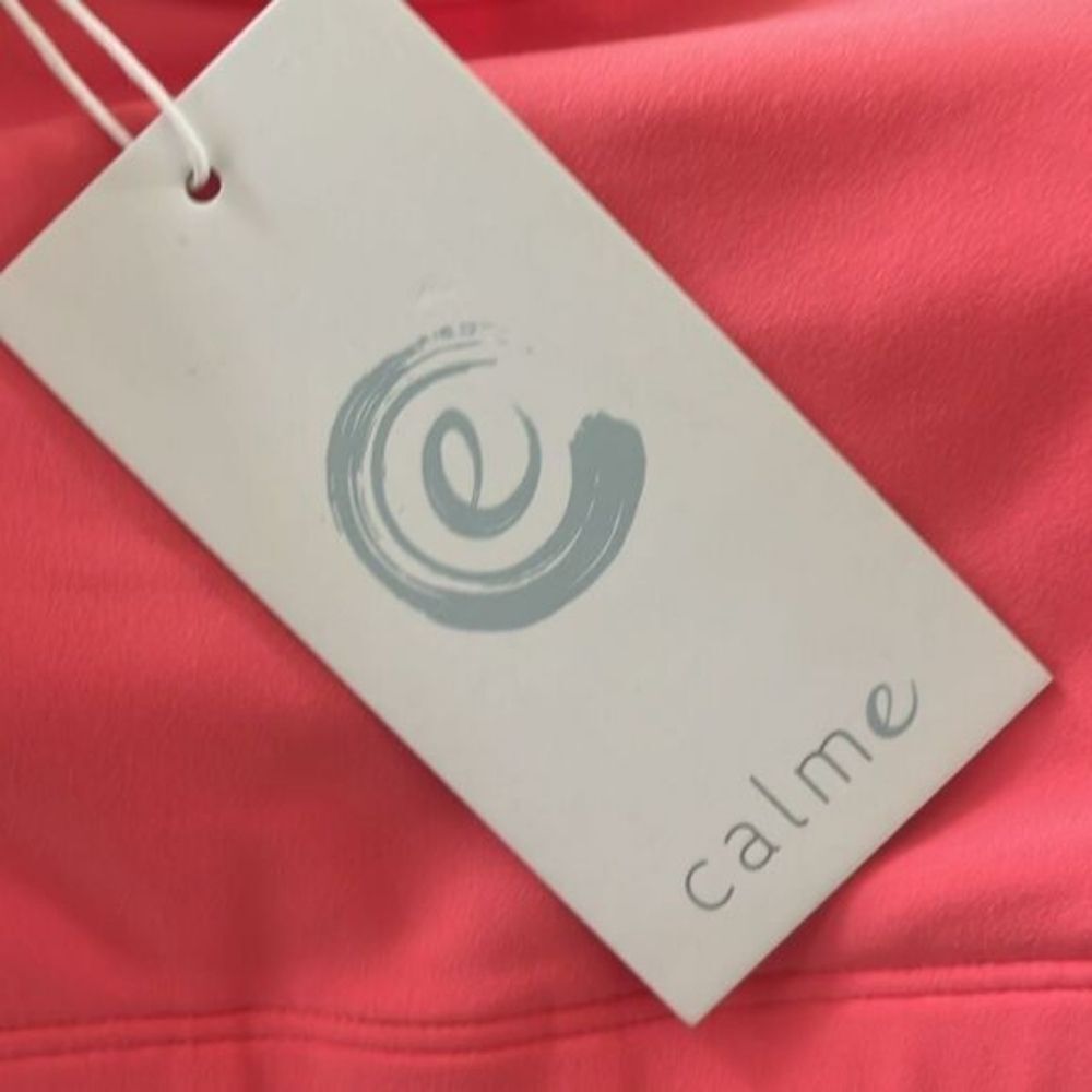 Johnny Was Calme Endurance Cross Back Sports Bra in Coral NWT Sz L - Picture 3 of 5